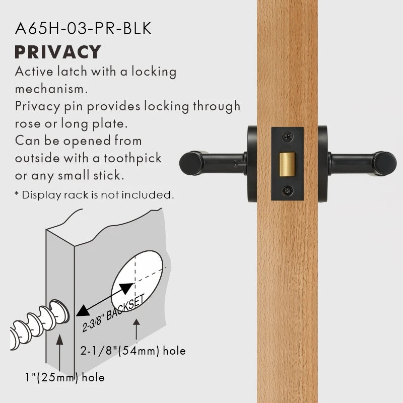 Linear Knurled Solid Brass Door Lever Set, US Standard