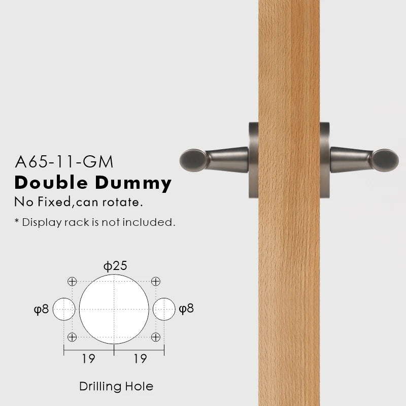 Sculpted Solid Brass Door Lever Set, US Standard
