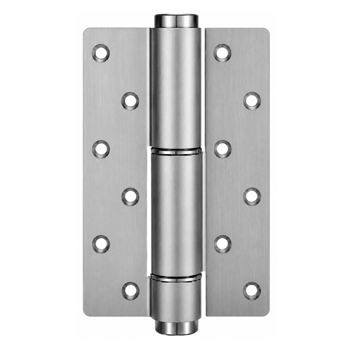 Heavy-Duty Brass Round Edge Butt Hinge — 6.22" H × 4.09" W
