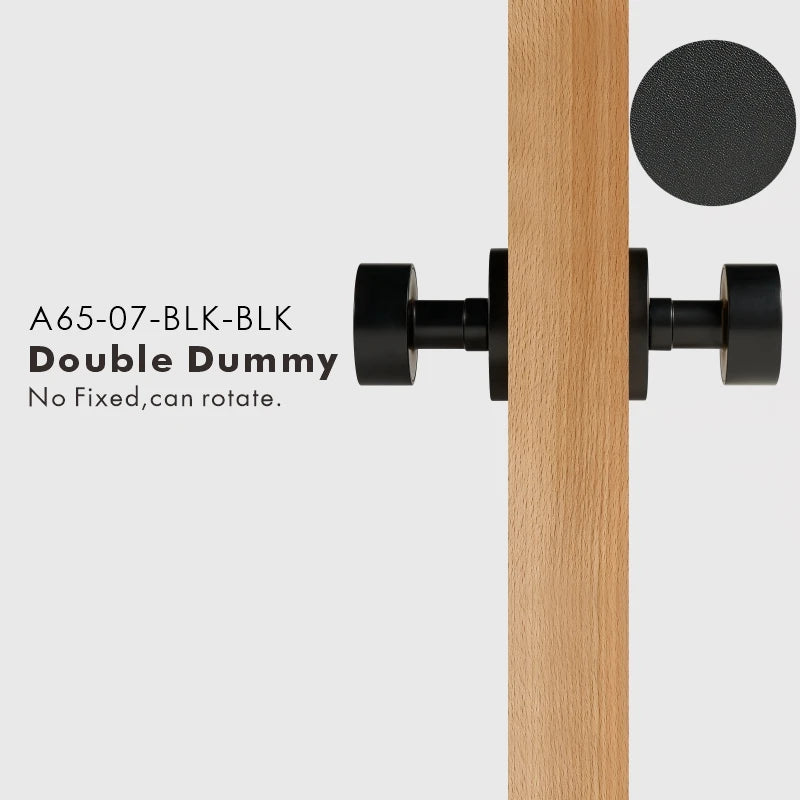 Round Solid Brass Door Knob Set, US Standard