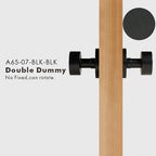 Round Solid Brass Door Knob Set, US Standard
