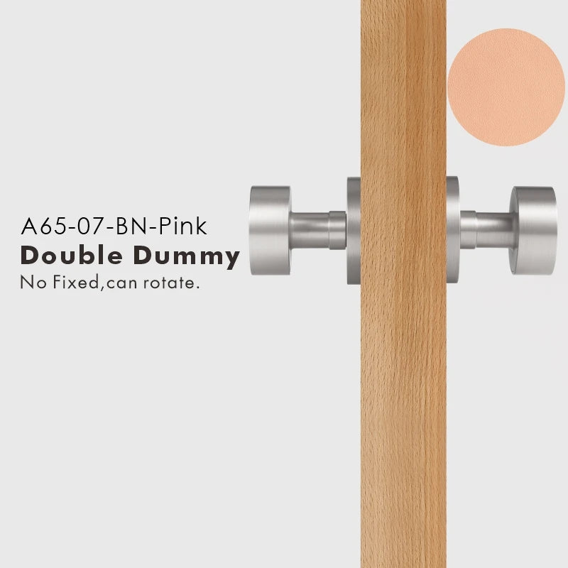 Round Solid Brass Door Knob Set, US Standard