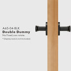 Flat Solid Brass Door Lever Set, US Standard