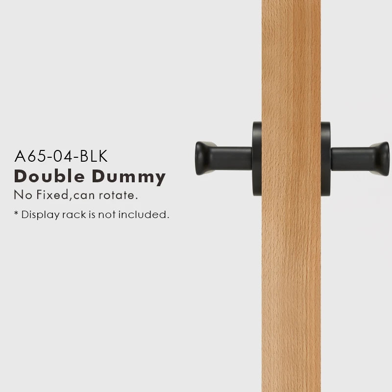 Flat Solid Brass Door Lever Set, US Standard