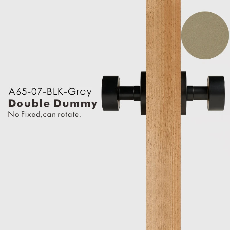 Round Solid Brass Door Knob Set, US Standard
