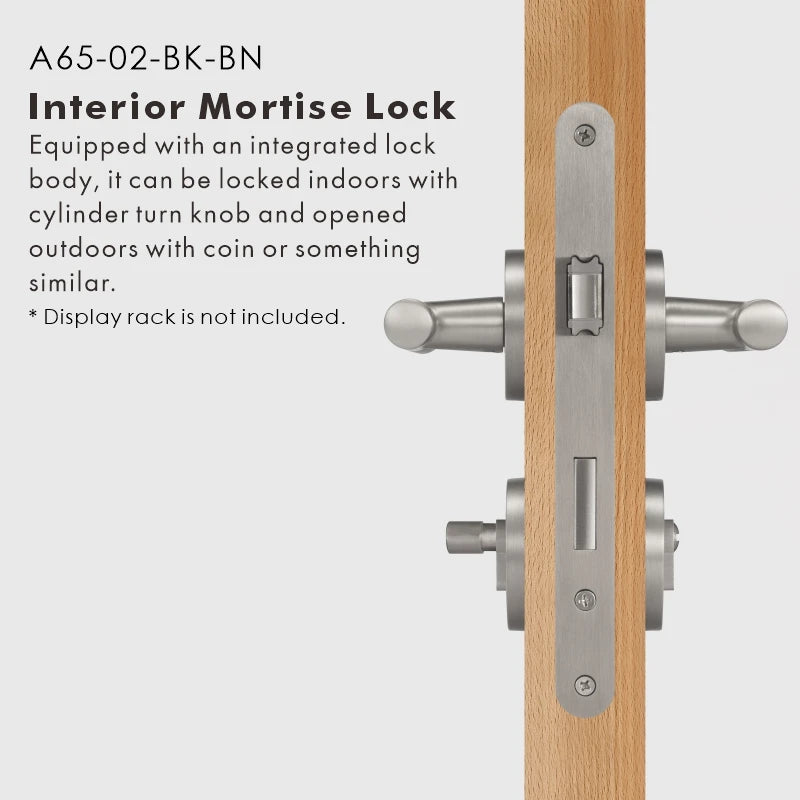 Diamond Knurled Solid Brass Door Lever Set, US Standard