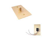 Low voltage rotary brass dimmer