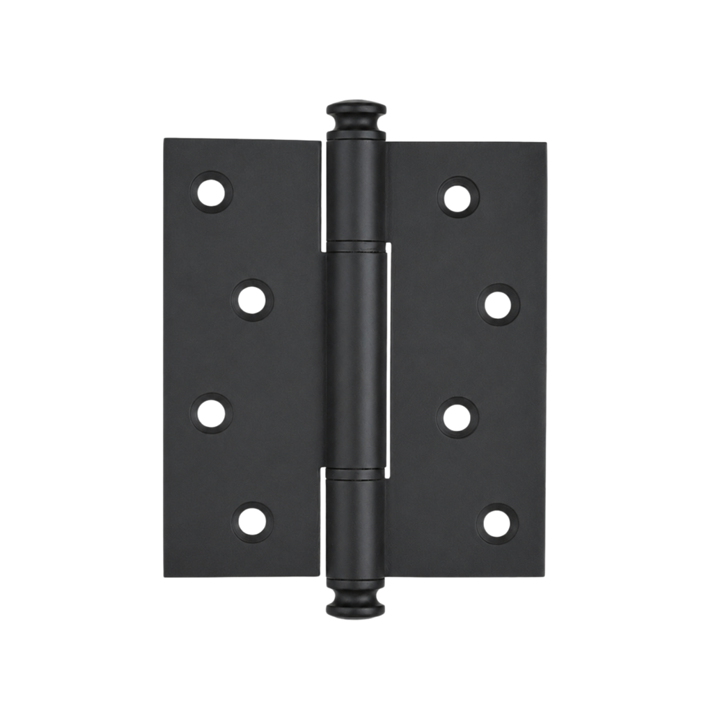 Plain Brass Butt Hinge — 4" or 5" H × 3.46" W