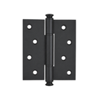 Plain Brass Butt Hinge — 4" or 5" H × 3.46" W