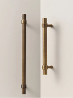 Solid Brass Stepped Ring Handle – Brushed Antique & Gold Cabinet Pulls & Knobs