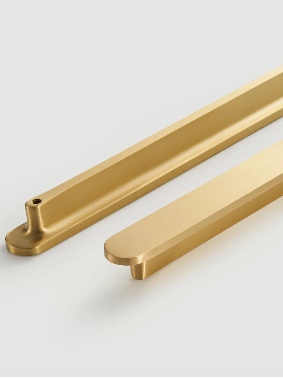 Brass Circular-End Handle – Cabinet & Drawer Pulls