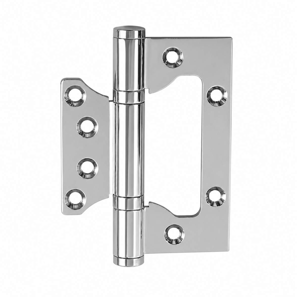 Butterfly Brass Hinge — 4.02" H × 2.52" W