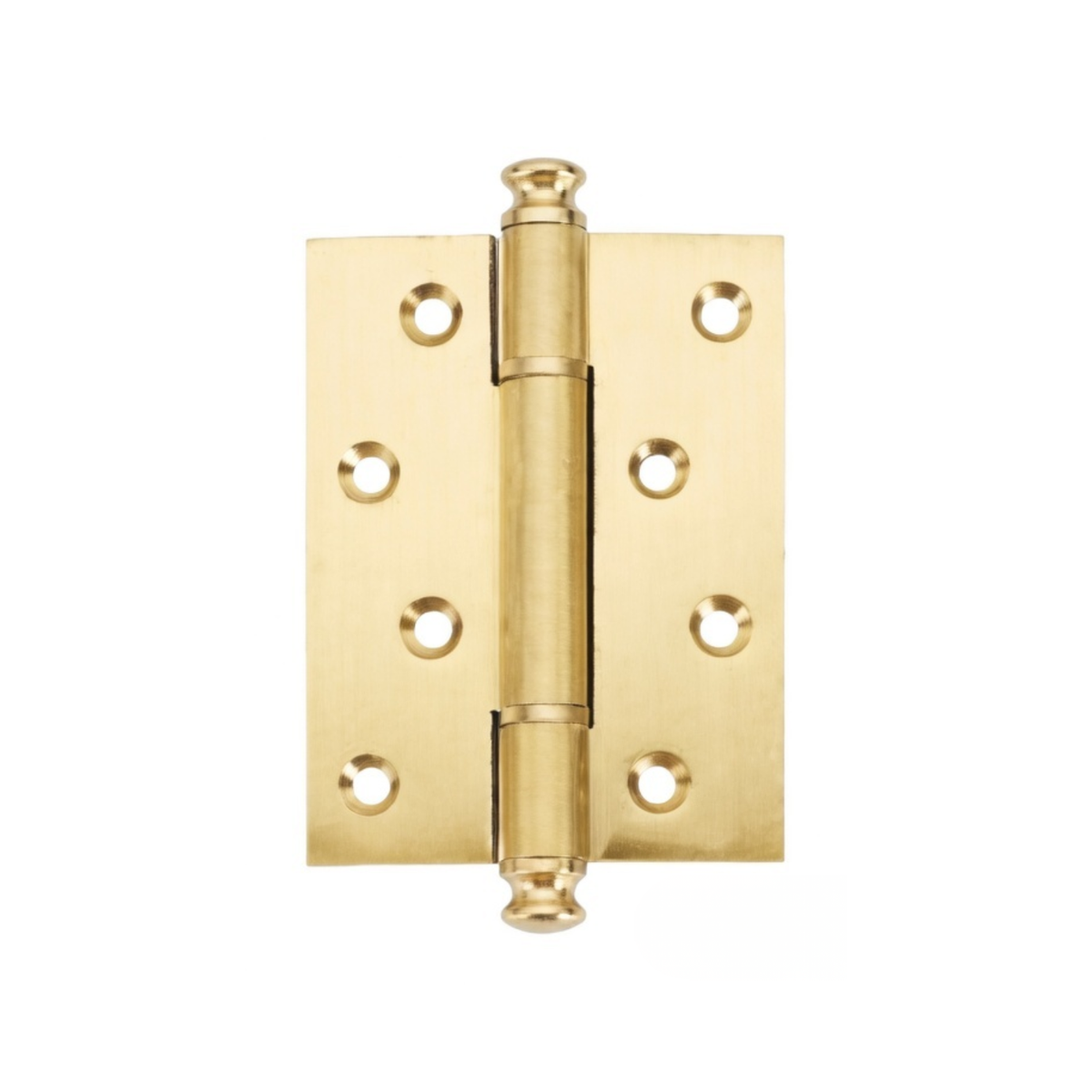 Plain Brass Butt Hinge — 4" or 5" H × 3.03" W