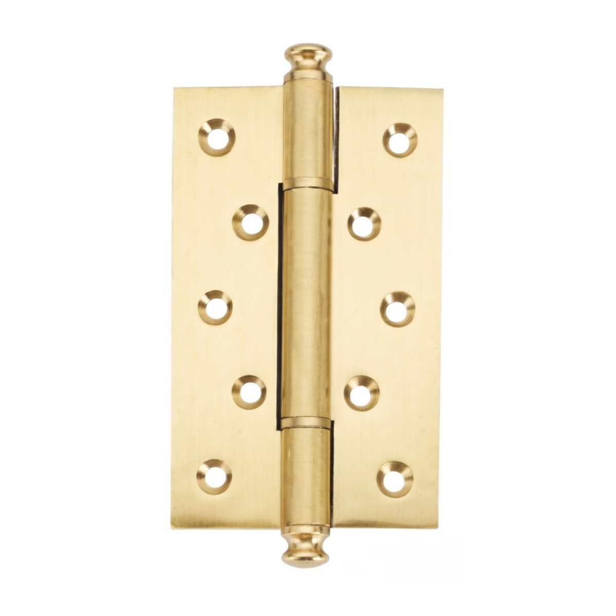 Plain Brass Butt Hinge — 4" or 5" H × 3.03" W