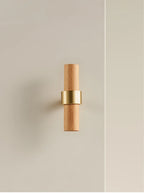 Brass & Wood Handle – Scandinavian T-Bar Pull in Walnut or Beech