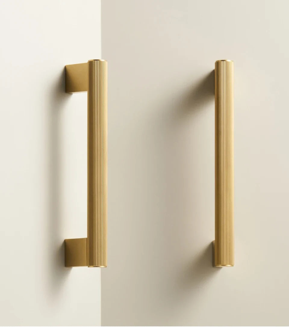 Solid Brass Linear Handle – Long T-Bar Cabinet & Drawer Pull