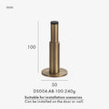 Brass Door Stopper – Floor & Wall Mount Holder in Antique or Matte Black Finish