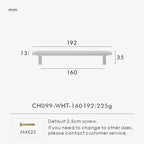 Solid Brass Linear Handle – Modern T-Bar Cabinet & Drawer Pull