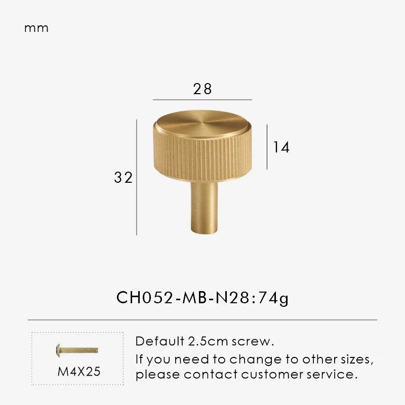 Solid Brass Linear Handle – Long T-Bar Cabinet & Drawer Pull