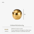 Brass Chrome Gold Handle – French Luxury Cabinet & Door Pull