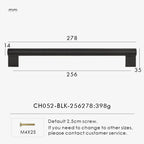 Solid Brass Linear Handle – Long T-Bar Cabinet & Drawer Pull