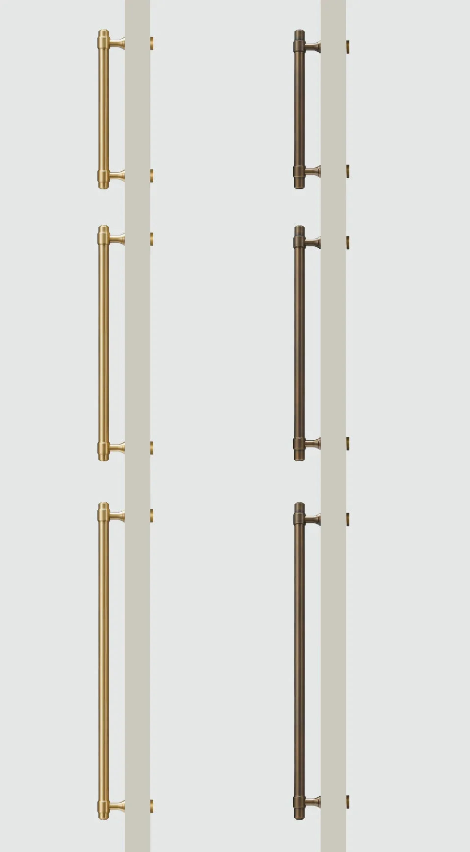 Solid Brass Door Pull Handle – Classical Style for Cabinets & Doors