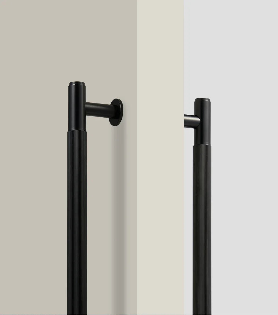 Brass Linear Door Pull Bar – Double or Single-Sided Handle