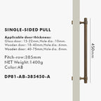 Solid Brass Door Pull Handle – Classical Style for Cabinets & Doors