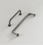 Antique Silver Brass Handle – Retro Round Arched Cabinet Pull