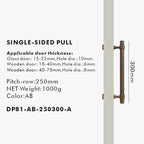 Solid Brass Door Pull Handle – Classical Style for Cabinets & Doors