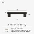 Solid Brass Linear Handle – Long T-Bar Cabinet & Drawer Pull