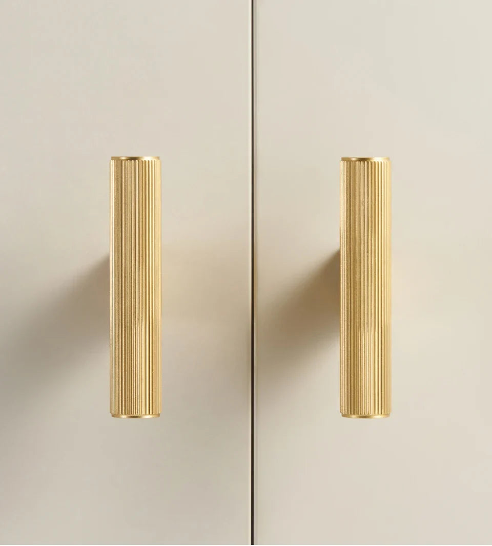 Solid Brass Linear Handle – Long T-Bar Cabinet & Drawer Pull