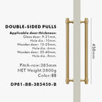 Solid Brass Door Pull Handle – Classical Style for Cabinets & Doors