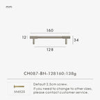 Solid Brass Knurled Knob – Brushed Nickel Luxury Cabinet Handle