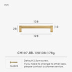 Solid Brass Knurled Knob – Modern Cabinet & Drawer Pull