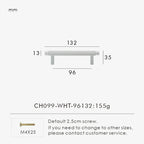 Solid Brass Linear Handle – Modern T-Bar Cabinet & Drawer Pull