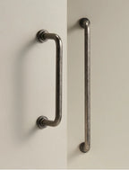 Antique Silver Brass Handle – Retro Round Arched Cabinet Pull