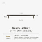 Solid Brass Linear Handle & Knob Set – Modern Textured Cabinet Pulls