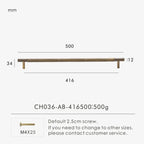 Solid Brass Cross Knurled Handle – Diamond-Cut T-Bar & Cabinet Knob