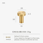 Solid Brass Handle – Simple Gold Cabinet & Drawer Pull