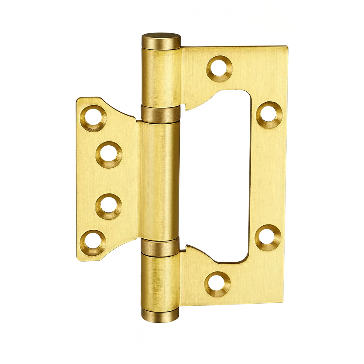 Butterfly Brass Hinge — 4.02" H × 2.52" W