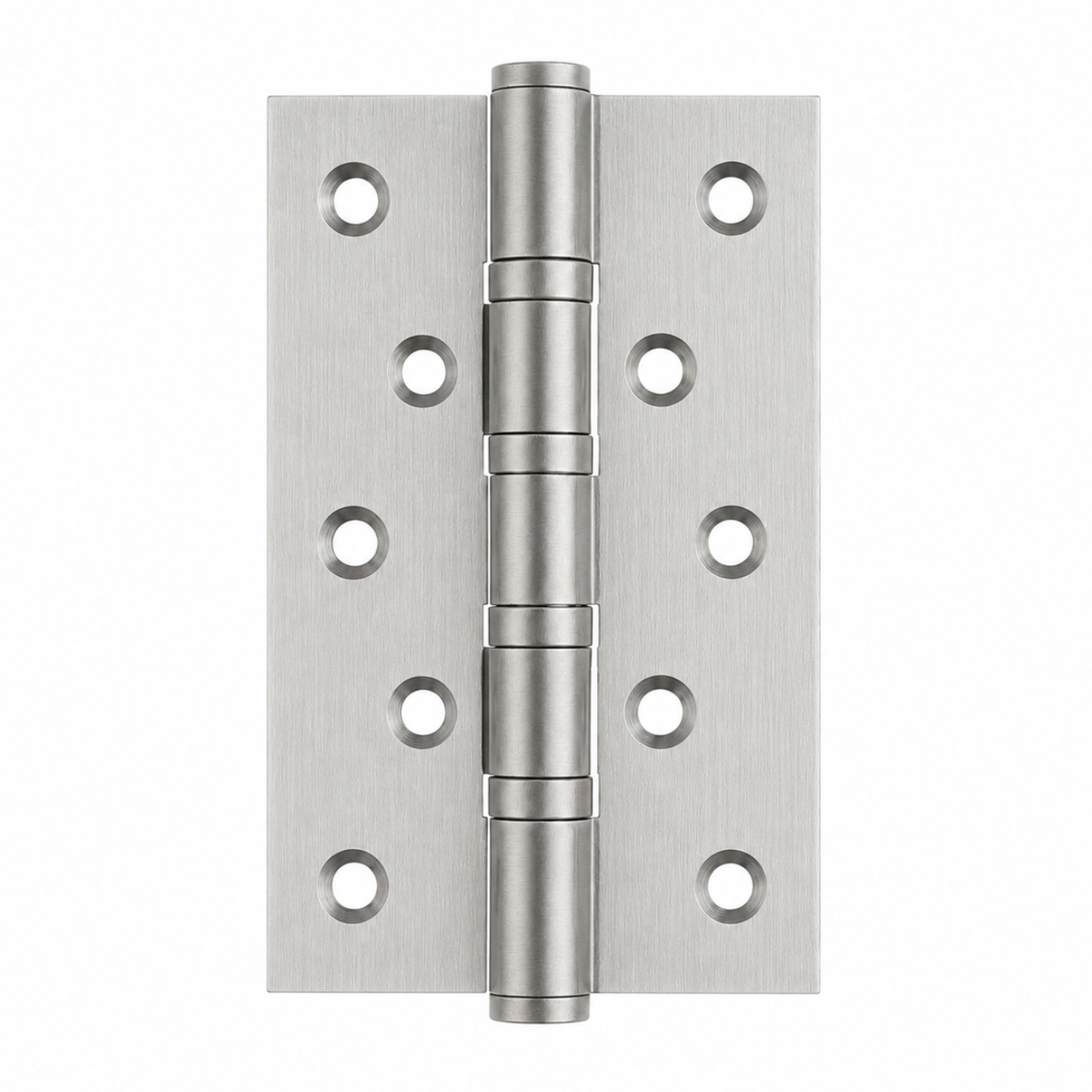Stepped Brass Butt Hinge — 4" or 5" H × 3.03" W