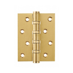 Stepped Brass Butt Hinge — 4" or 5" H × 3.03" W