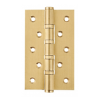 Stepped Brass Butt Hinge — 4" or 5" H × 3.03" W