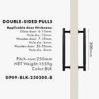 Brass Linear Door Pull Bar – Double or Single-Sided Handle
