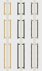 Brass Linear Door Pull Bar – Double or Single-Sided Handle