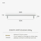 Solid Brass Linear Handle – Modern T-Bar Cabinet & Drawer Pull