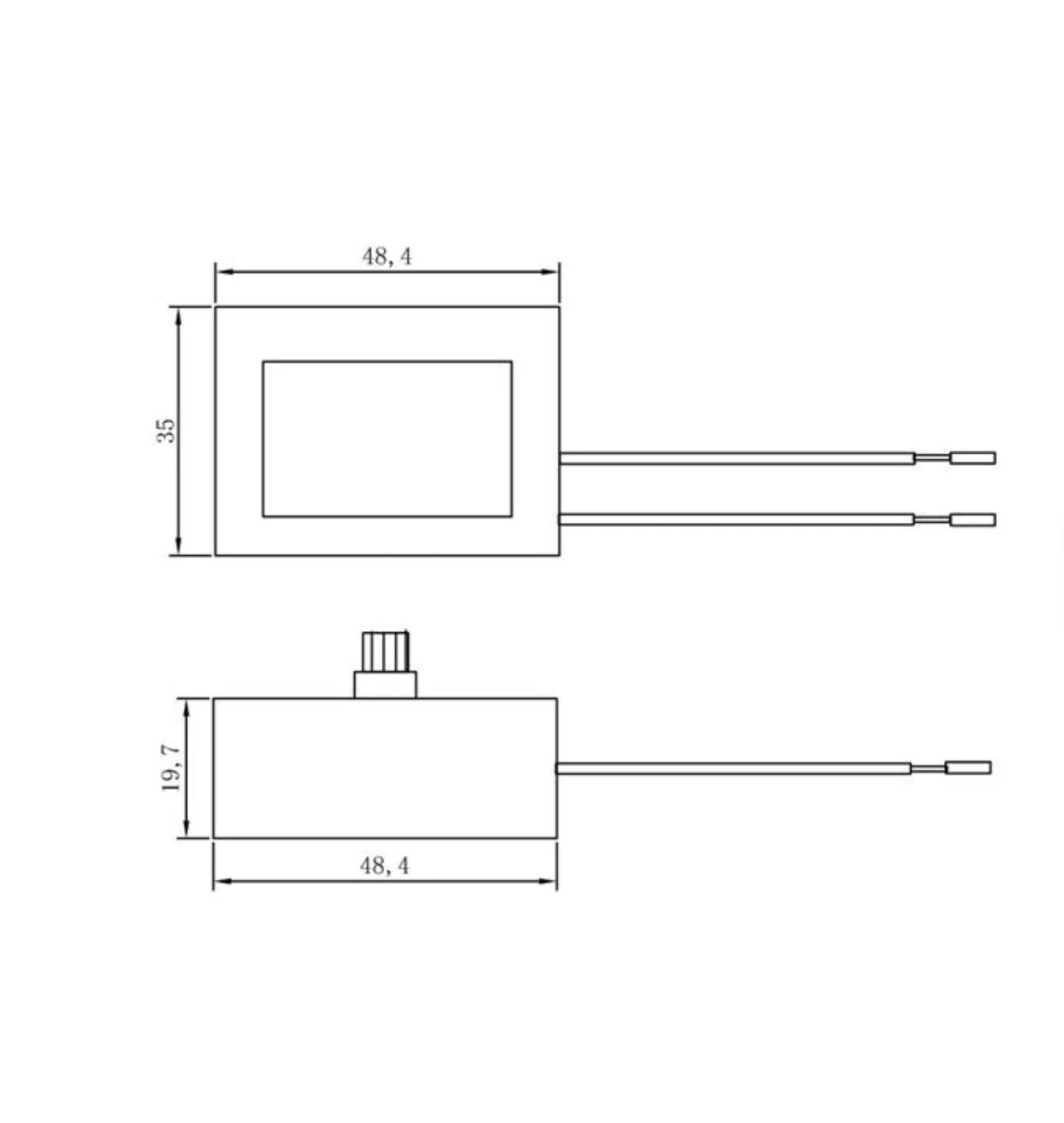 WK2300I Rotary Dimmer Switch Replacement (Single-Pole, TRIAC)