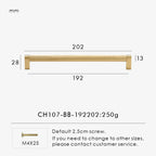 Solid Brass Knurled Knob – Modern Cabinet & Drawer Pull