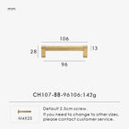 Solid Brass Knurled Knob – Modern Cabinet & Drawer Pull